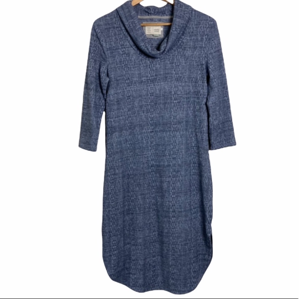 Anthro Saturday Sunday Cowl Neck Sweater Dress